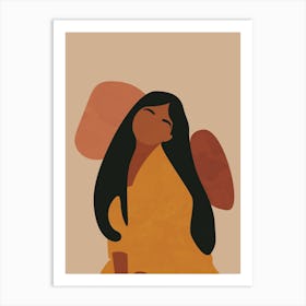 Abstract Woman Modern Minimalist Art Print