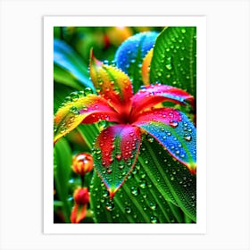 tropical flora Art Print