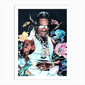 Travis Scott 48 Art Print