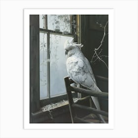 Cockatoo By The Window Art Print