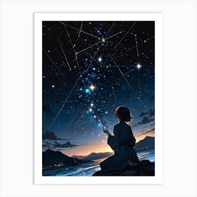 Stargazing Art Print