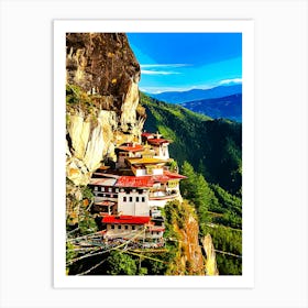 Tigers Nest (Taktsang Goemba), Paro Valley, Bhutan Art Print