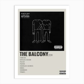 Catfish And The Bottlemen The Balcony Album Cover Poster 2 Art Print