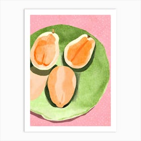 Papaya Art Print