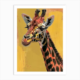 Giraffe Canvas Print 17 Art Print