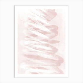 Abstract Pink Waves Two Art Print