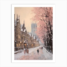 Dreamy Winter Painting Cambridge United Kingdom 2 Art Print