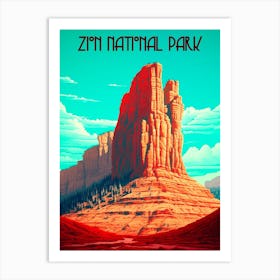 Zion National Park Art Print