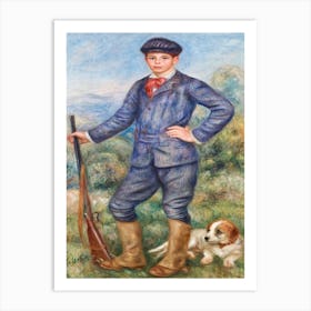 Jean As A Huntsman (1910), Pierre Auguste Renoir Art Print