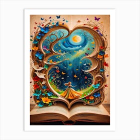 Book Art - Fairytale Come To Life Art Print