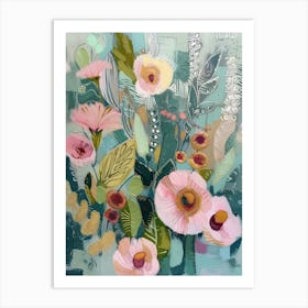 Pink Poppies 1 Art Print