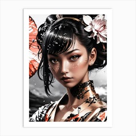 Japan Geisha Visual 39 Art Print