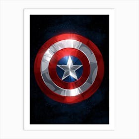 The Shield Captain America Art Print