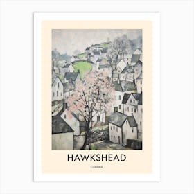 Hawkshead (Cumbria) Painting 4 Travel Poster Art Print