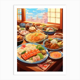 Japanese Food 4 Art Print