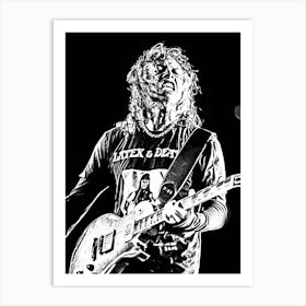 Kirk Hammett metallica band music 8 Art Print