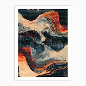 'Waves' 15 Art Print