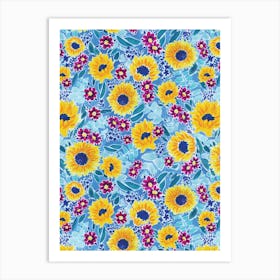 Sunflower Print Art Print
