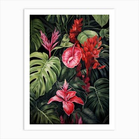 Tropical Jungle 1 Art Print