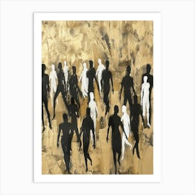 Silhouettes 5 Art Print