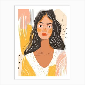 Portrait Of A Woman 249 Art Print