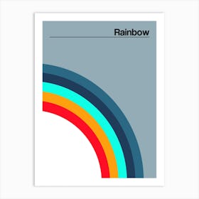 Rainbow Blue Art Print