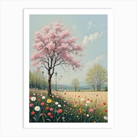 Cherry Blossoms 5 Art Print