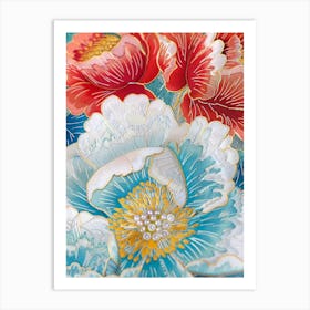 Peonies 47 Art Print