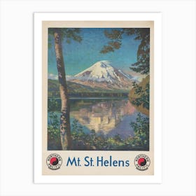 Mt Helens Art Print