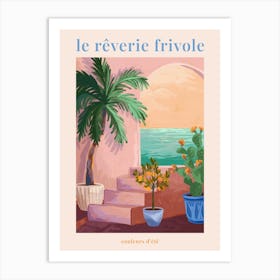 Le Rêverie Frivole - Palm Art Print