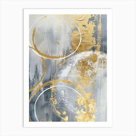 Abstract Circles 100 Art Print