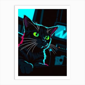 Feline Creative Cat Illustration 50 1 Art Print