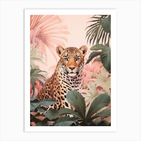 Leopard In The Jungle 2 Art Print