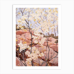 Babys Breath 2 Flower Painting Art Print