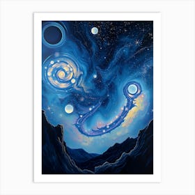 Galaxy In The Sky Art Print