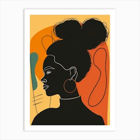 Portrait Of African Woman 49 Art Print