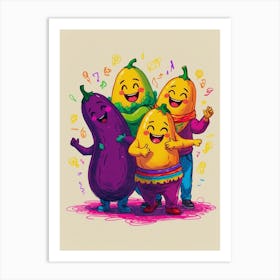 Mexican Eggplants Art Print