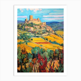 Volterra Italy 1 Fauvist Painting Art Print