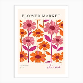 Flower Market 68 Art Print