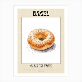 Gluten Free Bagel 3 Art Print