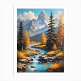 Mountain Stream 5 Art Print