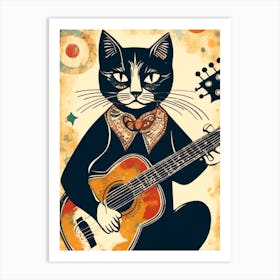 Larry Cat Art Print