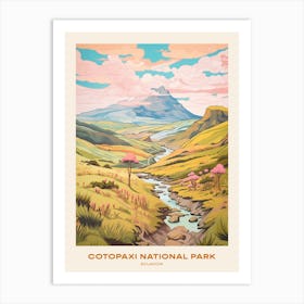 Cotopaxi National Park Ecuador Hike Poster Art Print