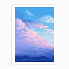 Beautiful Clouds Art Print (4) Art Print