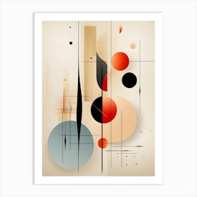 Abstract Art Neutral Art Print