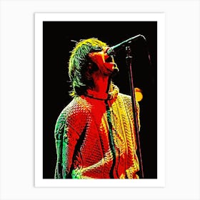 liam gallagher oasis band music Art Print