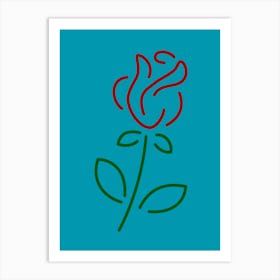 Rose Flower 1 Art Print