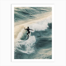 California Surf Scene Art Print