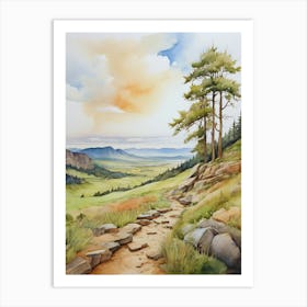 Rocky Path.8 Art Print