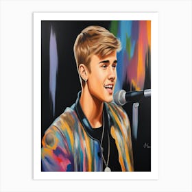 Justin Bieber 2 Art Print